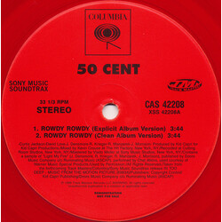 50 Cent Rowdy Rowdy Vinyl 12" USED