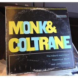 Thelonious Monk / John Coltrane Monk & Coltrane Vinyl LP USED
