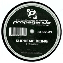 Supreme Being Tune In / Just Teasin Vinyl 12" USED