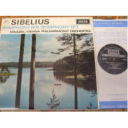 Jean Sibelius / Lorin Maazel / Wiener Philharmoniker Symphony №5 / Symphony №7 Vinyl LP USED