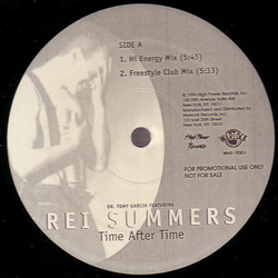 Tony Garcia / Rei Summers Time After Time Vinyl 12" USED