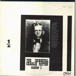Charley Patton The Immortal Charlie Patton Number 1 Vinyl LP USED