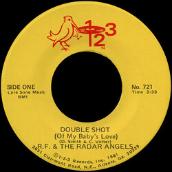 R.F. & The Radar Angels Double Shot (Of My Baby's Love) Vinyl 7" USED