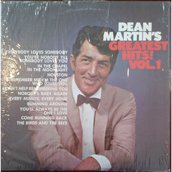 Dean Martin Dean Martin's Greatest Hits! Vol. 1 Vinyl LP USED