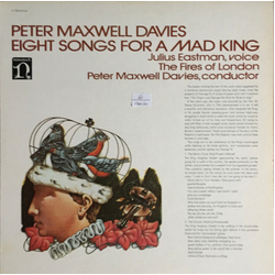 Peter Maxwell Davies / Julius Eastman / Fires Of London Eight Songs For A Mad King Vinyl LP USED