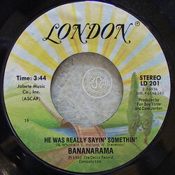 Bananarama He Was Really Sayin' Somethin' Vinyl 7" USED
