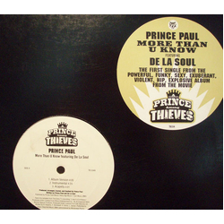 Prince Paul / De La Soul More Than U Know Vinyl 12" USED