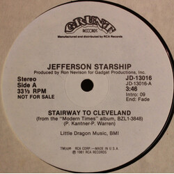 Jefferson Starship Stairway To Cleveland Vinyl 12" USED