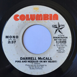 Darrell McCall Pins And Needles (In My Heart) Vinyl 7" USED