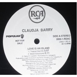 Claudja Barry Love Is An Island Vinyl 12" USED