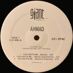 Ahmad (2) You Gotta Be... Vinyl 12" USED