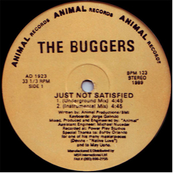 The Buggers Just Not Satisfied Vinyl 12" USED