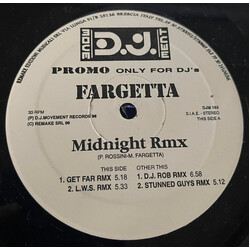 Fargetta Midnight (Remix) Vinyl 12" USED