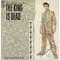 Various The King Is Dead... - On Air Tributes And Music Vinyl LP USED