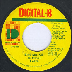 Mad Cobra Find And Kill Vinyl 7" USED