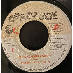 Shorty The President Too Much Gal Out A Street/ Let Go Mi Hand Babylon Vinyl 7" USED