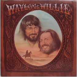 Waylon Jennings & Willie Nelson Waylon & Willie Vinyl LP USED