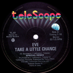 Eve (6) Take A Little Chance (Special Remix) Vinyl 12" USED