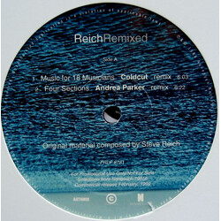 Steve Reich Reich Remixed (Selections) Vinyl 12" USED