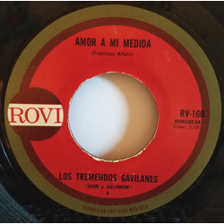 Los Tremendos Gavilanes Amor A Mi Medida Vinyl 7" USED