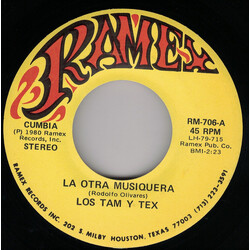 Los Tam Y Tex La Otra Musiquera / Como Te Quiero Vinyl 7" USED