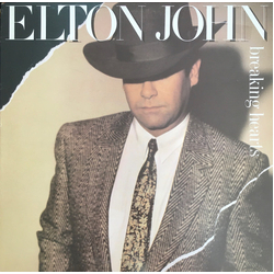 Elton John Breaking Hearts Vinyl LP USED