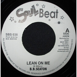 B.B. Seaton Lean On Me Vinyl 7" USED