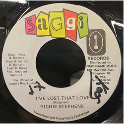 Richie Stephens I've Lost That Love Vinyl 7" USED