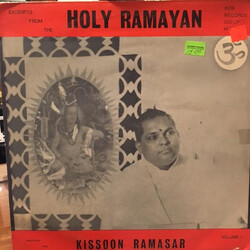 Kissoon Ramasar Excerpts From The Holy Ramayan Volume 1 Vinyl LP USED
