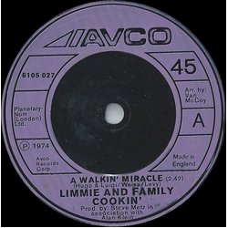Limmie & Family Cookin' A Walkin' Miracle Vinyl 7" USED