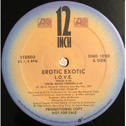 Erotic Exotic L.O.V.E. Vinyl 12" USED
