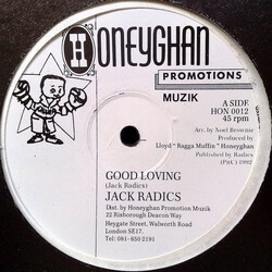 Jack Radics Good Loving USED VINYL 12INCH 45 RPM