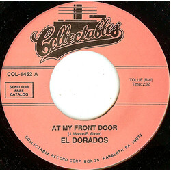 The El Dorados At My Front Door / What's Buggin' You Baby USED VINYL 7INCH 45 RPM SINGLE REISSUE