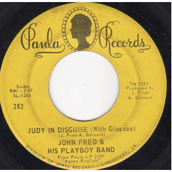 John Fred & His Playboy Band Judy In Disguise (With Glasses) / When The Lights Go Out USED VINYL 7INCH 45 RPM SINGLE