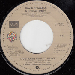 David Frizzell & Shelly West I Just Came Here To Dance / Our Day Will Come USED VINYL 7INCH SINGLE 45 RPM