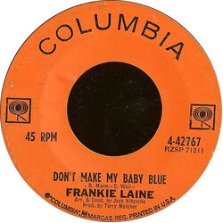 Frankie Laine Don't Make My Baby Blue / The Moment Of Truth USED VINYL 7INCH 45 RPM SINGLE STYRENE