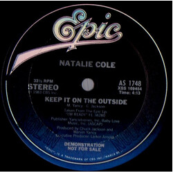 Natalie Cole Keep It On The Outside / I Won't Deny You USED VINYL 12INCH 33 S RPM PROMO