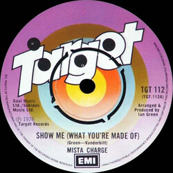Mista Charge Show Me (What You're Made Of) / Down On Arcturus VINYL 7" USED