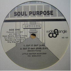 Soul Purpose (5) Cut It Out / Soul Purpose Vinyl 12" USED