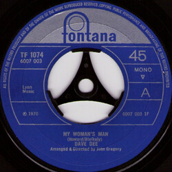 Dave Dee (2) My Woman's Man Vinyl 7" USED