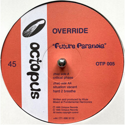 Override Future Paranoia Vinyl 12" USED