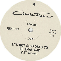 Climie Fisher It's Not Supposed To Be That Way Vinyl 12" USED