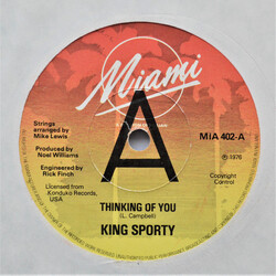 King Sporty Thinking Of You Vinyl 7" USED