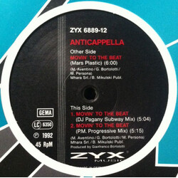 Anticappella Movin' To The Beat VINYL 12" USED