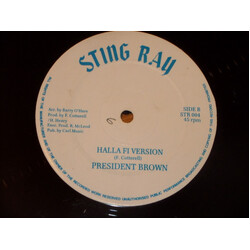 Prezident Brown Halla Fi Money USED VINYL 12INCH 45 RPM