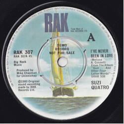 Suzi Quatro I've Never Been In Love Vinyl 7" USED