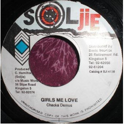 Chaka Demus Girls Me Love Vinyl 7" USED