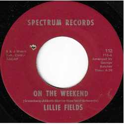 Lily Fields On The Weekend Vinyl 7" USED