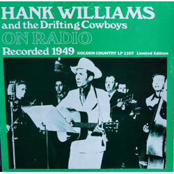 Hank Williams With His Drifting Cowboys On Radio Vinyl LP USED