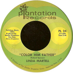 Linda Martell Color Him Father Vinyl 7" USED